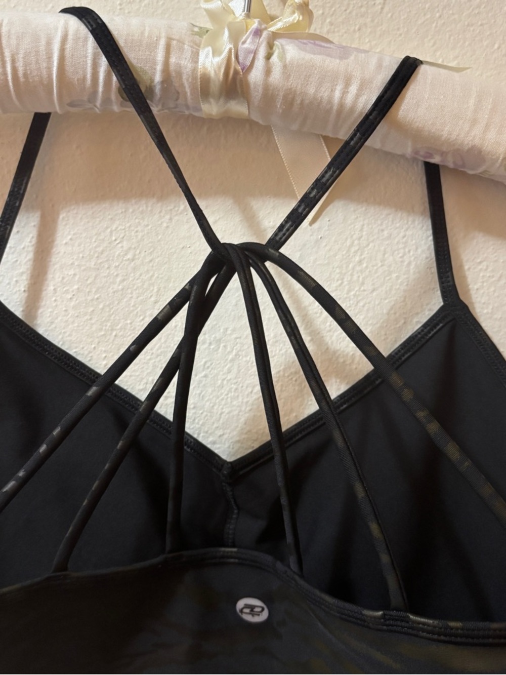 DKNY Sport Strappy Black Sports Bra-NWT - Picture 2 of 13